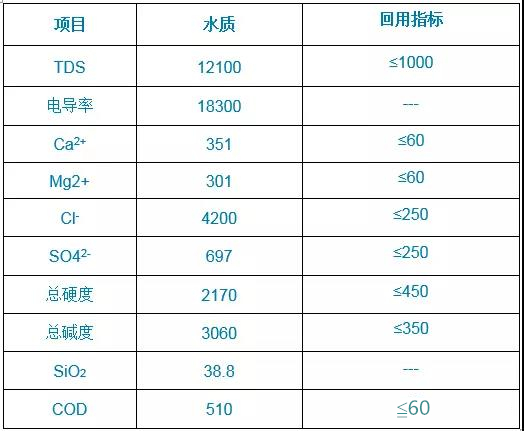 余杭九峰垃圾焚燒廠水質(zhì)
